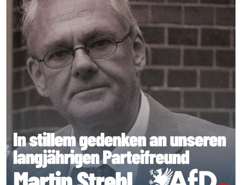In stillem Gedenken an Martin Strehl