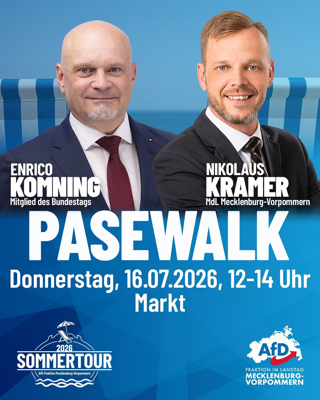 Kramer, Komning Sommertour